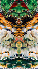 Abstract background wallpaper. Ethnic pattern. Mixtures of oil paint. Trendy hand painting canvas. Wall decor and Wall art prints Idea. 3D Texture. Art object