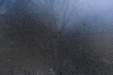 wet glass background. water drops on the window