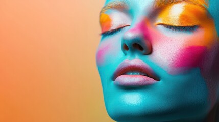 Vivid hues form a harmonious color palette against a clean neutral background featuring bold and contrasting shades for creative inspiration