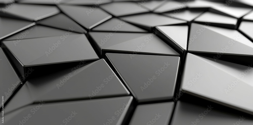 Poster the black diamond pattern abstract wallpaper on dark background is made up of digital black textured