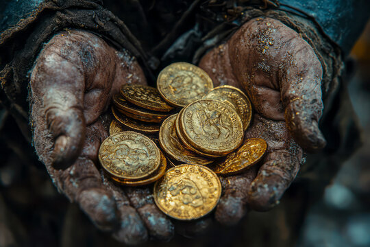 Golden Transactions: A Cinematic Journey in 8K Through the Year 1750