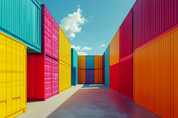 Captivating Images of the Container Shipping Industry: A Visual Journey Through Vibrant Scenes