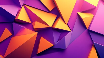 Fototapeta premium Abstract background, mosaic 3d triangles composition, low poly style design. Illustration For Wallpaper, Banner, Background, Card, Book Illustration, landing page.