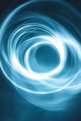 pastel blue background with light circle abstract