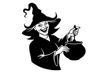 Laughing Witch Brewing Love Potion