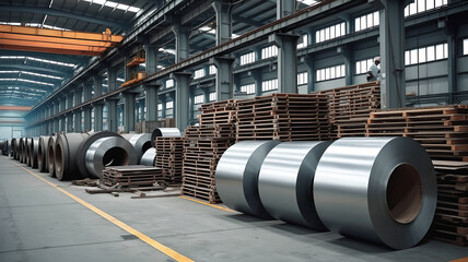Hall in the aluminum foundry