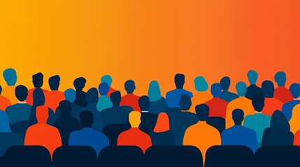 Obraz premium Professional Seminar Event with Engaged Audience