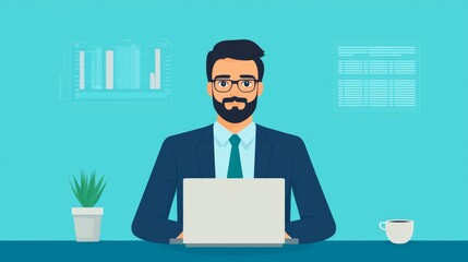 Professional Leader Checking Project Status