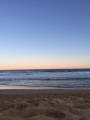 sunset on the beach