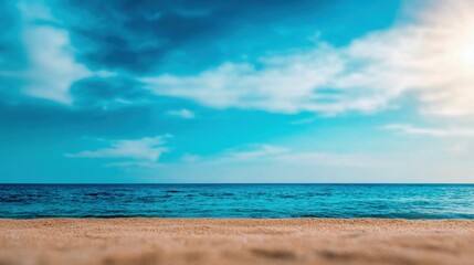 Obraz premium Tranquil Beach with Gentle Waves