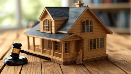 Gavel and House Model