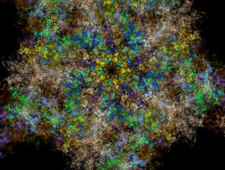 Imaginatory fractal abstract background Image