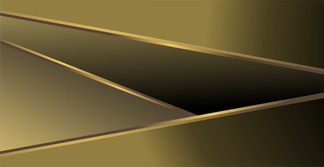 composition of diagonal lines and planes with gold and brown colors and empty space as background inspiration for visual communication design