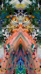 Abstract background wallpaper. Ethnic pattern. Mixtures of oil paint. Trendy hand painting canvas. Wall decor and Wall art prints Idea. 3D Texture. Art object