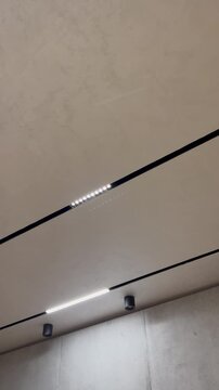 Modern Living Room Ceiling, Curtains, and Sofa &ndash;  Interior Design video