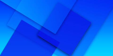 modern abstract gradient blue banner background, abstract blue geometric shape technology digital hi tech concept background