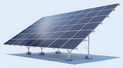 Solar Panel Array  Ground Mounted  Energy  Renewable  Alternative  Power  Sustainability