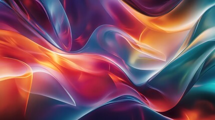 Obraz premium Abstract Swirling Colors