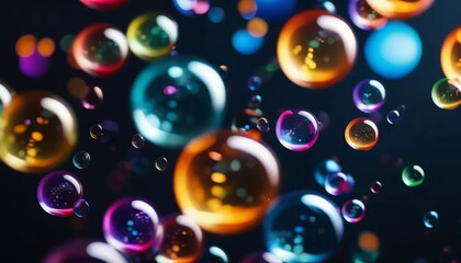 Colorful abstract bubbles as a background. 