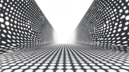 Abstract Tunnel Design isolated on Transparent Background PNG