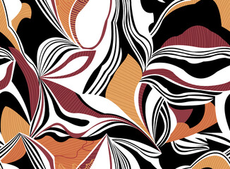 Brushed Painted Abstract Background. Brush stroked painting. Strokes of paint. 