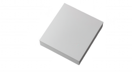 Blank Square Canvas isolated on Transparent Background PNG
