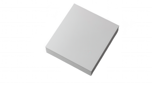 Blank Square Canvas isolated on Transparent Background PNG