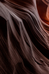  Flowing rock formation. Natural Beauty of the Lower Antelope Canyon in Page, Arizona