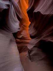  Flowing rock formation. Natural Beauty of the Lower Antelope Canyon in Page, Arizona