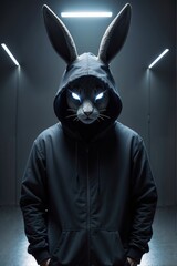 A Masked Devious  Bunny Looking For It Next Victims