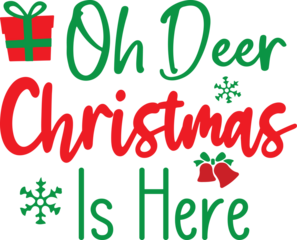 oh deer christmas is here