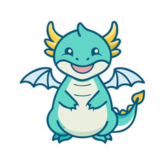 Obraz premium icon of dragon 