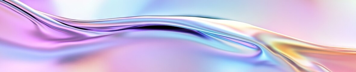 Fototapeta premium Rainbow prism fabric Chrome holo art.