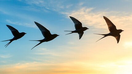 Swallows glide across the sky, their silhouettes enchanting. At Wild Birds Unlimited, find bird food and feeders to attract these lovely birds to your backyard. Enjoy natures beauty