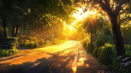 Golden Hour Pathway