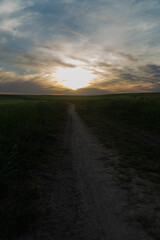 Fototapeta premium Puesta de sol