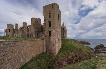 Ruin of new Slains castle near Aberdeen.