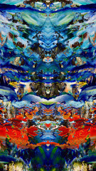 Abstract background wallpaper. Ethnic pattern. Mixtures of oil paint. Trendy hand painting canvas. Wall decor and Wall art prints Idea. 3D Texture. Art object