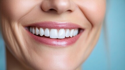 Fototapeta premium Smiling Senior Woman Showcasing Beautiful Smiles