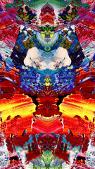 Abstract background wallpaper. Ethnic pattern. Mixtures of oil paint. Trendy hand painting canvas. Wall decor and Wall art prints Idea. 3D Texture. Art object