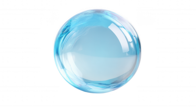 Water Droplet isolated on Transparent Background PNG