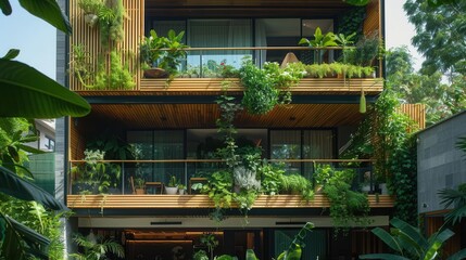 Eco-friendly home ideas with sustainable features, modern and inviting, Urban, Soft greens, Photograph, Green living