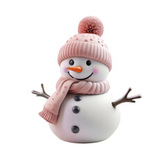 Festive 3D Snowman Christmas Decoration