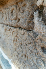 Sculpté sur le pierre à Mahäbalipuram 