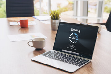 Software update on computer for modish version of device software upgrade