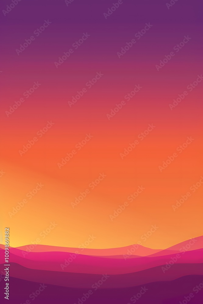 Poster an enchanting abstract background featuring a harmonious blend of pink and orange gradients, evoking