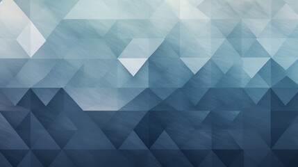 Obraz premium Blue and black Tones Geometric Triangles Grainy Texture. background with Subtle Gradients and Muted Colors 