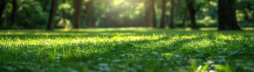 Naklejka premium Urban nature walks with dynamic scenes, vibrant and serene, Urban, Soft greens, Photograph, City oasis