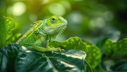 Fototapeta premium Urban wildlife conservation efforts with dynamic scenes, natural and vibrant, Urban, Soft greens, Photograph, Wildlife protection