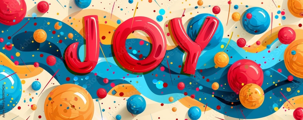 Fototapete playful pop art background with 